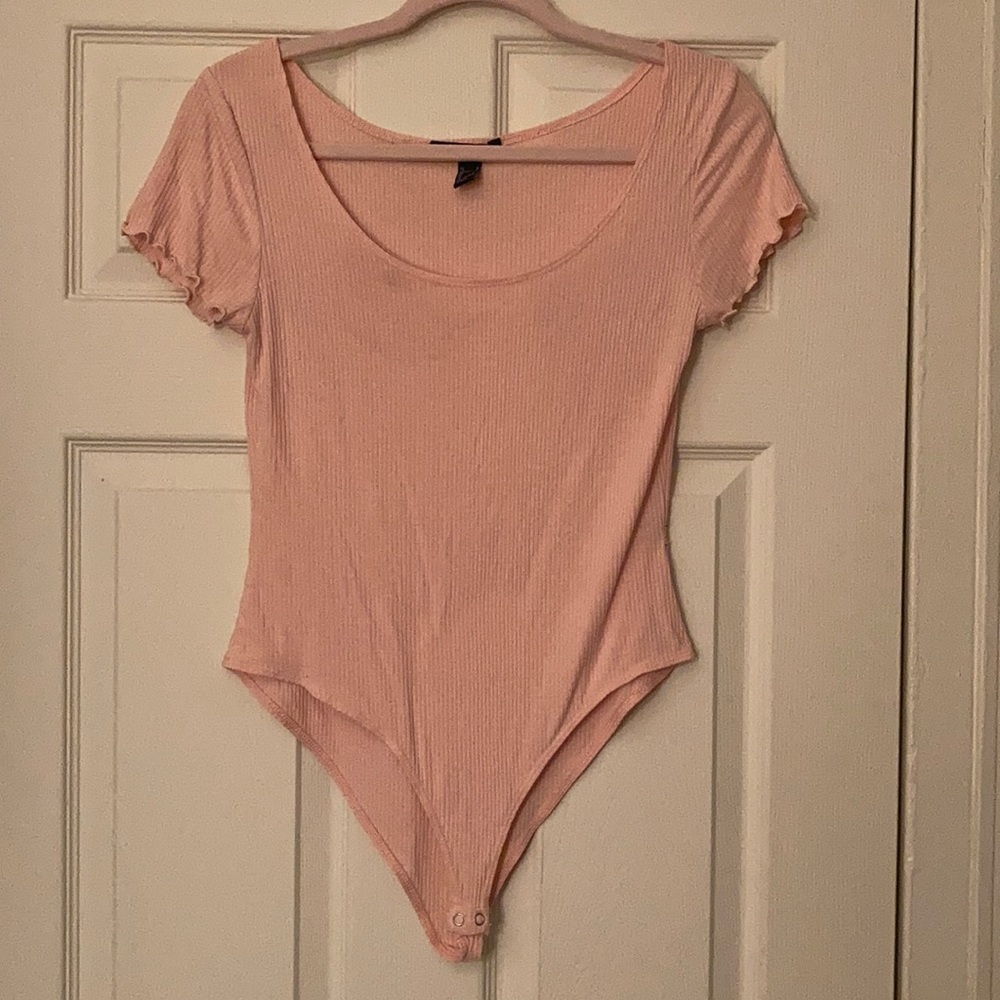Pink bodysuit